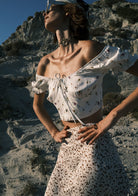 Tiny-Çiçek Desenli Balon Kollu Romantik Büstiyer-Top-11-Milagron.com