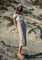 Tiny-Çiçek Desenli Balon Kollu Romantik Büstiyer-Top-3-Milagron.com