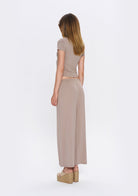 Tiny-Dar Kesim Açık Kahverengi Tişört-T-Shirts-6-Milagron.com