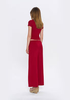 Tiny-Dar Kesim Bordo Tişört-T-Shirts-5-Milagron.com