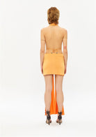 Tiny-Düz Kesim Mini Turuncu Etek-Etek-2-Milagron.com