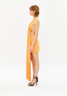 Tiny-Düz Kesim Mini Turuncu Etek-Etek-6-Milagron.com