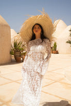 Tiny-Gül Desenli Uzun Tül Elbise-Elbise-7-Milagron.com