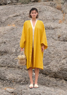 Hardal Keten Kimono