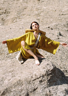Hardal Keten Kimono