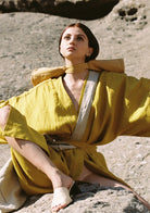 Hardal Keten Kimono