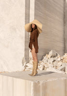 Tiny-Kahverengi Bağlamalı Gömlek-Gömlek-4-Milagron.com