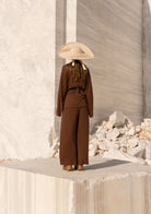 Tiny-Kahverengi Bağlamalı Gömlek-Gömlek-7-Milagron.com