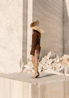 Tiny-Kahverengi Bağlamalı Gömlek-Gömlek-8-Milagron.com