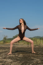 Tiny-Kahverengi Uzun Kollu Surf Mayo-Bikini + Mayo-1-Milagron.com