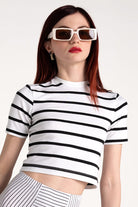 Tiny-Kalın Çizgili Kısa Tişört-T-Shirts-10-Milagron.com