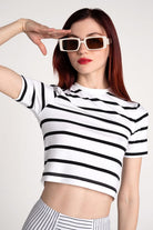 Tiny-Kalın Çizgili Kısa Tişört-T-Shirts-2-Milagron.com