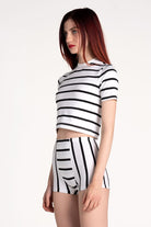 Tiny-Kalın Çizgili Kısa Tişört-T-Shirts-3-Milagron.com