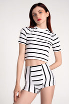Tiny-Kalın Çizgili Kısa Tişört-T-Shirts-5-Milagron.com