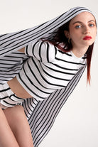 Tiny-Kalın Çizgili Kısa Tişört-T-Shirts-8-Milagron.com