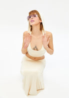 Tiny-Kapüşonlu Beyaz Büstiyer-Top-10-Milagron.com