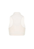 Tiny-Krem Fermuar Detaylı Boğazlı Kısa Bluz-Sweatshirts & Hoodies-9-Milagron.com