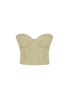 Tiny-Krem Kalp Yaka Büstiyer-Top-8-Milagron.com