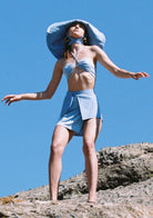 Tiny-Mavi İnce Askılı Bağlamalı Üst-Top-4-Milagron.com