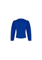 Tiny-Mavi önü Düğmeli Vatkalı Büzgülü Ceket-Ceket-6-Milagron.com