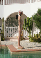 Tiny-Nude Z Detaylı Straplez Elbise-Elbise-5-Milagron.com