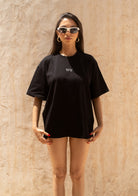 Tiny-Oversize Siyah Tişört-T-Shirts-5-Milagron.com