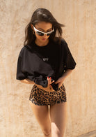 Tiny-Oversize Siyah Tişört-T-Shirts-7-Milagron.com