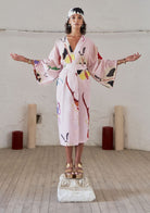 Tiny-Pembe Desenli Kimono-Kimono-1-Milagron.com