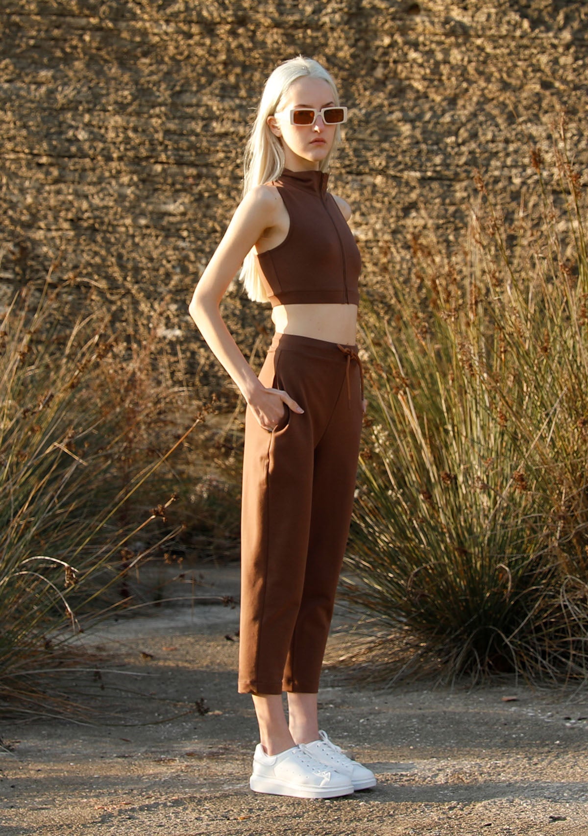 Tiny-SORUNLU - Kahverengi Eşofman Altı-Eşofman-6-Milagron.com