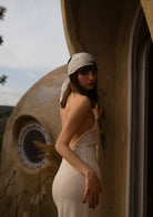 Tiny-Si Boyundan Bağlamalı Krem Triko Elbise-Elbise-10-Milagron.com