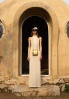 Tiny-Si Boyundan Bağlamalı Krem Triko Elbise-Elbise-7-Milagron.com