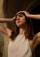 Tiny-Si Boyundan Bağlamalı Krem Triko Elbise-Elbise-9-Milagron.com