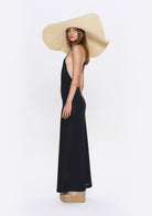 Tiny-Si Boyundan Bağlamalı Siyah Triko Elbise-Elbise-6-Milagron.com