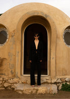 Tiny-Si Siyah Bağlamalı Keten Gömlek-Gömlek-5-Milagron.com