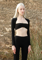 Tiny-Siyah Esnek Büstiyer-Top-7-Milagron.com