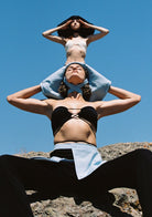 Tiny-Siyah İnce Askılı Bağlamalı Üst-Top-4-Milagron.com