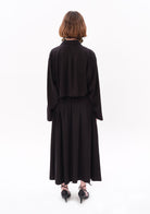 Tiny-Siyah Oversize Crop Gömlek-Gömlek-8-Milagron.com