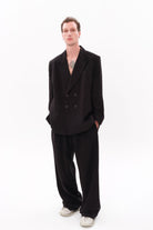 Tiny-Siyah Tencel™ Blazer-Ceket-1-Milagron.com