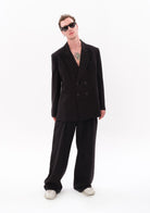 Tiny-Siyah Tencel™ Blazer-Ceket-12-Milagron.com