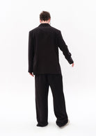 Tiny-Siyah Tencel™ Blazer-Ceket-7-Milagron.com