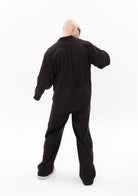 Tiny-Siyah Tencel™ Oversize Gömlek-Gömlek-7-Milagron.com