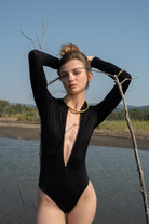 Tiny-Siyah Uzun Kollu Surf Mayo-Bikini + Mayo-1-Milagron.com