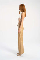 Tiny Store-Suni Deri Bej Palazzo Pantolon-Deri Pantolon-8-Milagron.com