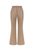 Tiny Store-Suni Deri Kahve Palazzo Pantolon-Deri Pantolon-1-Milagron.com