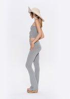 Tiny-Yüksek Bel İspanyol Paça Gri Tayt-Tayt-9-Milagron.com