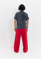 Tiny-Yuvarlak Yaka Oversize Antrasit Tişört-T-Shirts-11-Milagron.com