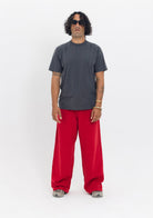 Tiny-Yuvarlak Yaka Oversize Antrasit Tişört-T-Shirts-3-Milagron.com