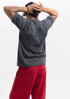 Tiny-Yuvarlak Yaka Oversize Antrasit Tişört-T-Shirts-4-Milagron.com