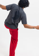 Tiny-Yuvarlak Yaka Oversize Antrasit Tişört-T-Shirts-5-Milagron.com