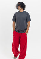 Tiny-Yuvarlak Yaka Oversize Antrasit Tişört-T-Shirts-6-Milagron.com